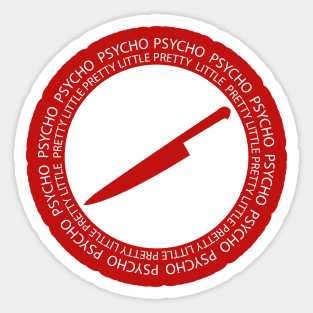 [Yangire] Pretty Little Psycho (White) Sticker